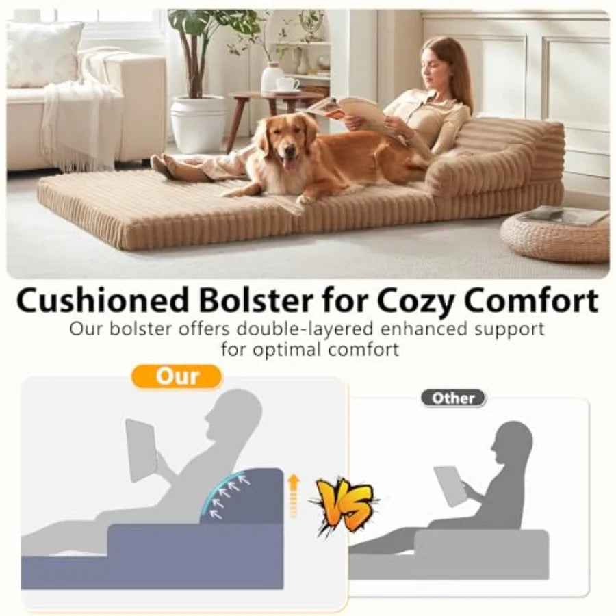 VelyPet Orthopedic Human Dog Bed – Memory Foam Support for You & Your Dog